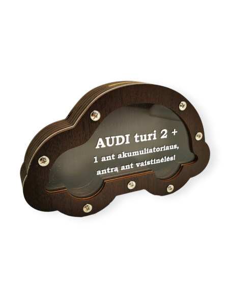 Taupyklė " Audi turi 2 pliusus"