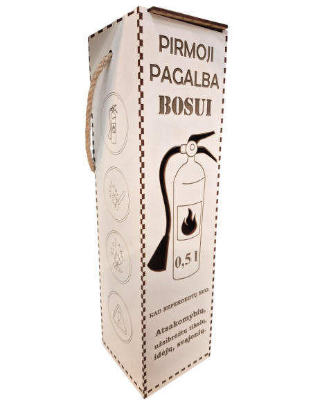 Dėžė buteliui "Pirmoji pagalba BOSUI"