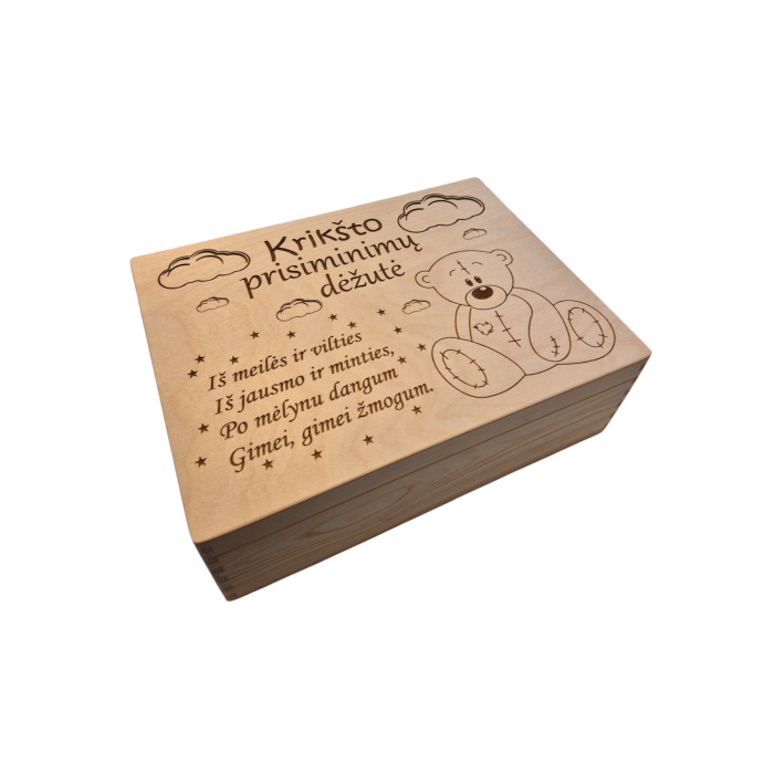 Krikštadėžė “Krikšto prisiminimų dėžutė”