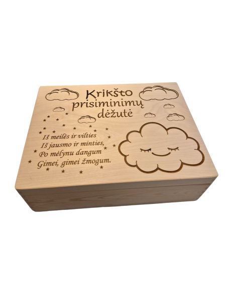 Krikštadėžė “Krikšto prisiminimų dėžutė”