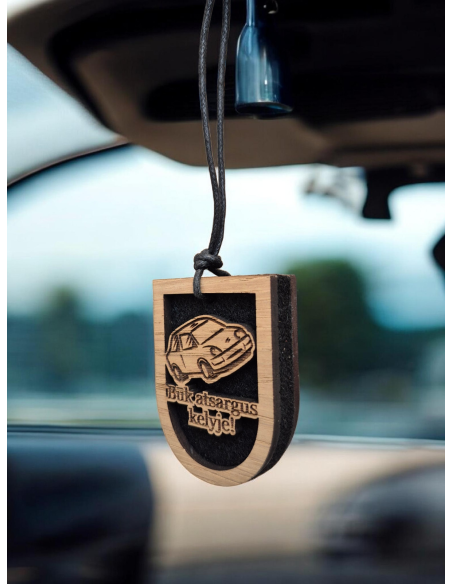 Automobilio kvapo ir papildymo komplektas "Būk atsargus kelyje"