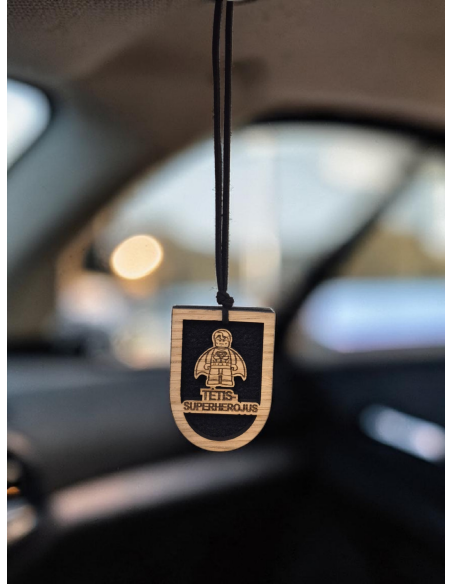 Automobilio kvapo ir papildymo komplektas "Tėtis-superherojus"