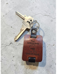Odinis raktų pakabukas "Pats geriausias visų laikų Diedukas" 2