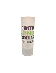 Stikliukas „Rimto JONO rimtas stikliukas“