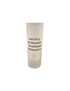 Stikliukas „Kad būtų ką prisiminti ir anūkams papasakoti“