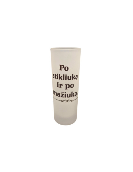 Stikliukas „Po stikliuką ir po mažiuką“