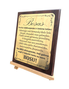 Plaketė "Bosas"