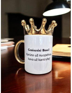 Puodelis "Geriausiai Bosei!"