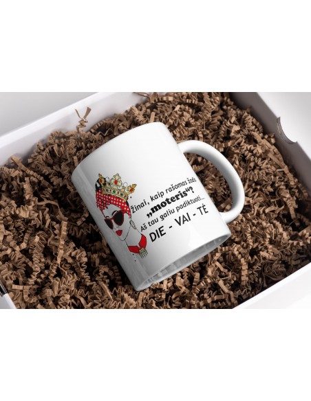 Puodelis "DIE-VAI-TĖ"